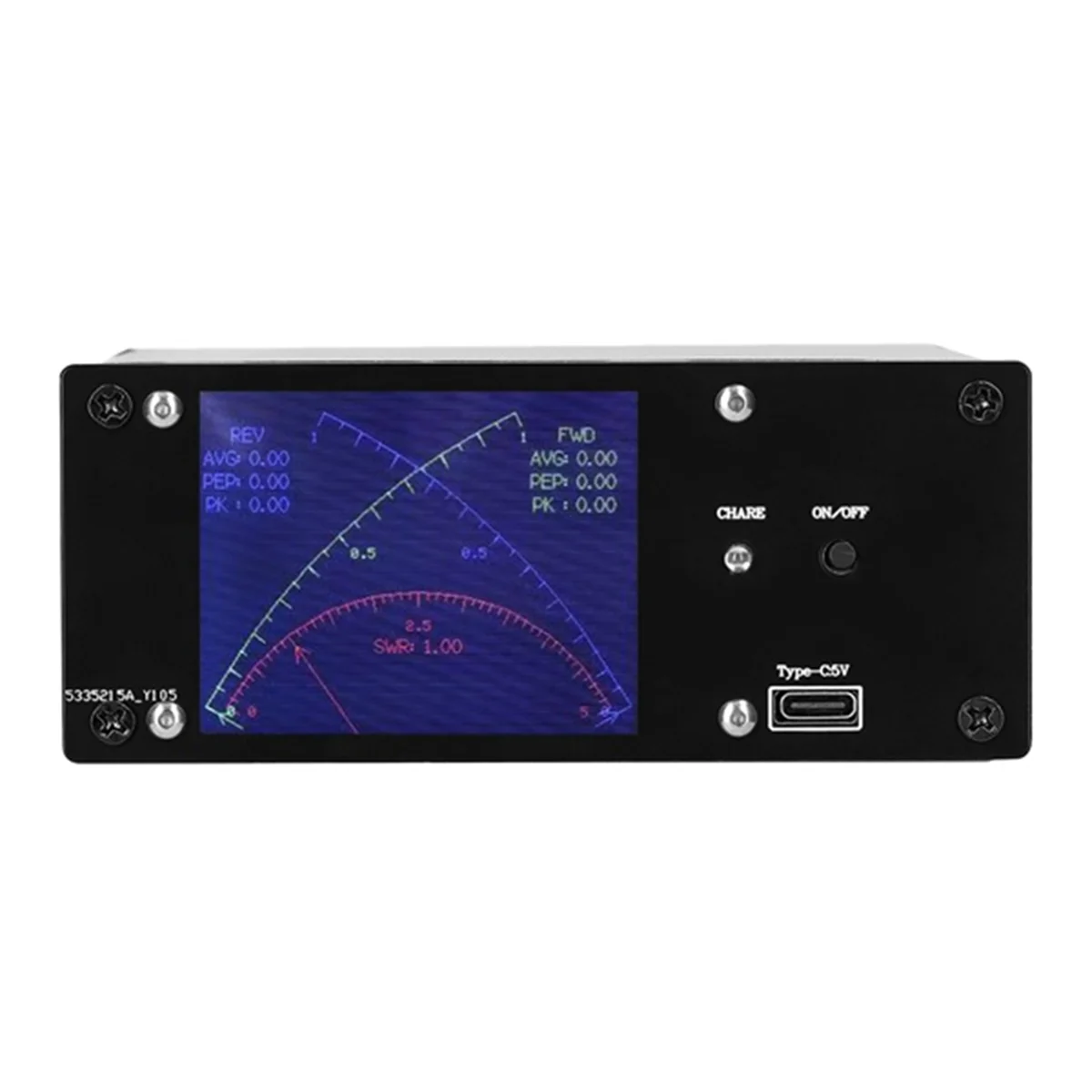 AB01 Full Touchscreen Shortwave Power Meter Standing-Waves Meter with over Voltage Standing Waves Ratio Alarm AVG Time Adj
AB01 Full Touchscreen Shortwave Power Meter Standing-Waves Meter with over Voltage Standing Waves Ratio Alarm AVG Time Adj