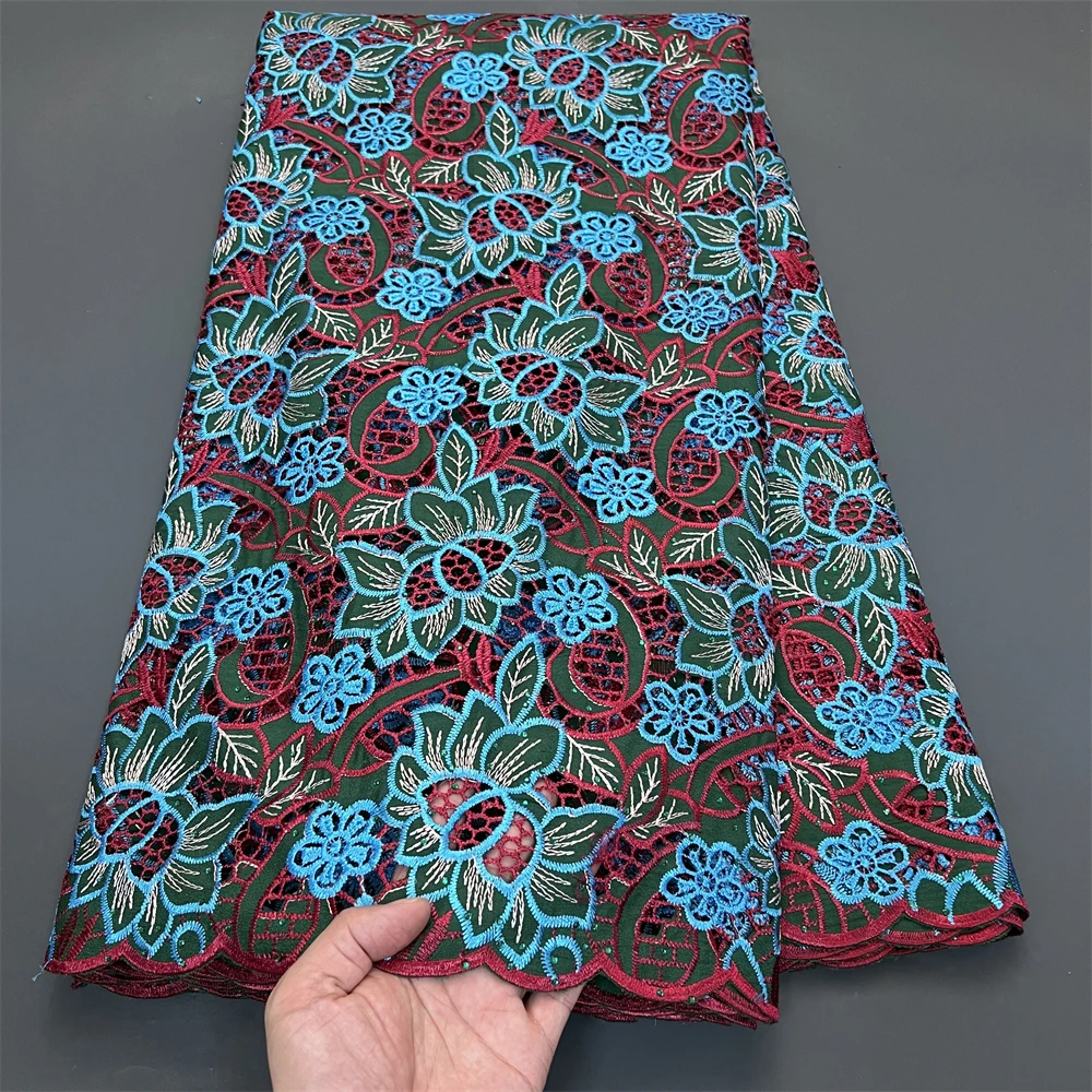 Nigerian Tulle Lace Fabric for Sewing, Wedding Dress, Chiffon Party Guipure, High Quality, Cotton, 5Yard, 2024 PS0054
Nigerian Tulle Lace Fabric for Sewing, Wedding Dress, Chiffon Party Guipure, High Quality, Cotton, 5Yard, 2024 PS0054