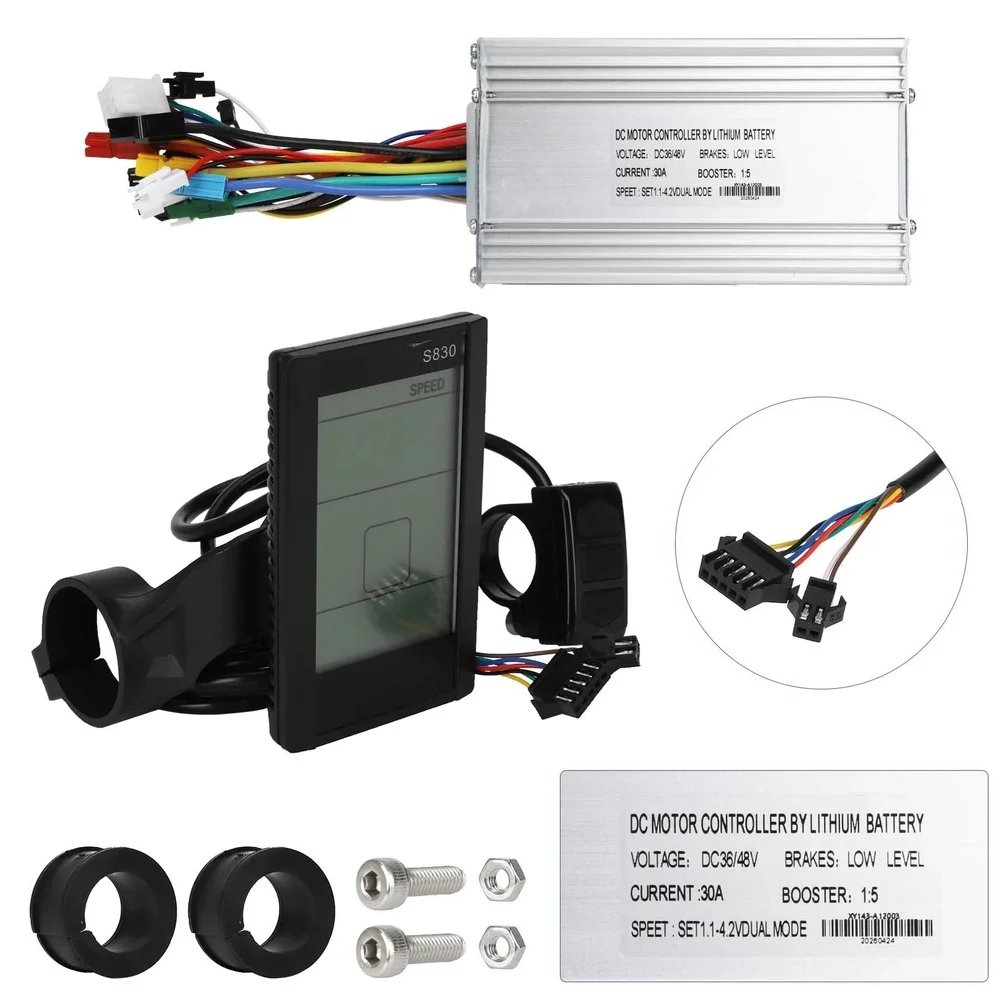 30A Electric Scooter Controller with LCD Display 750W Power Output and Dual Voltage Capability 36V 48V DC Battery Systems
30A Electric Scooter Controller with LCD Display 750W Power Output and Dual Voltage Capability 36V 48V DC Battery Systems