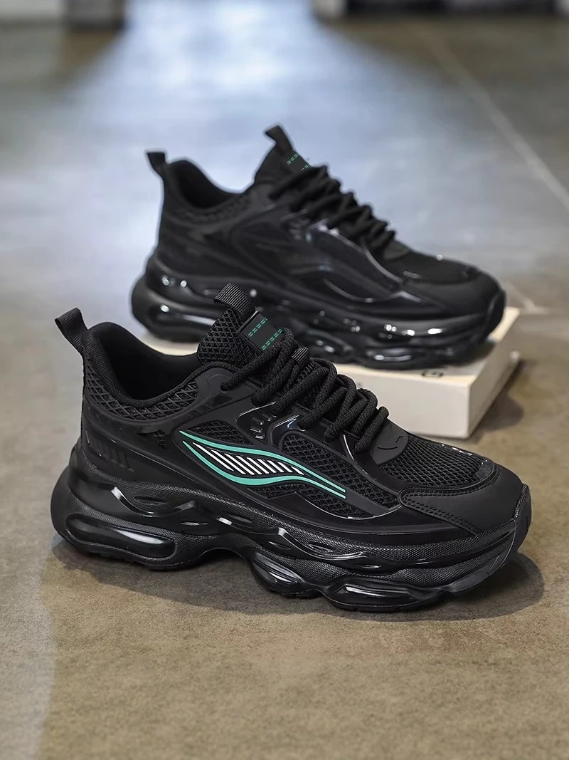 Men's Running Shoes Breathable Mesh Anti-slip Increased Height Soft Bottom Casual Dad Trendy Shoes Summer Youth Sports Sneakers
Men's Running Shoes Breathable Mesh Anti-slip Increased Height Soft Bottom Casual Dad Trendy Shoes Summer Youth Sports Sneakers