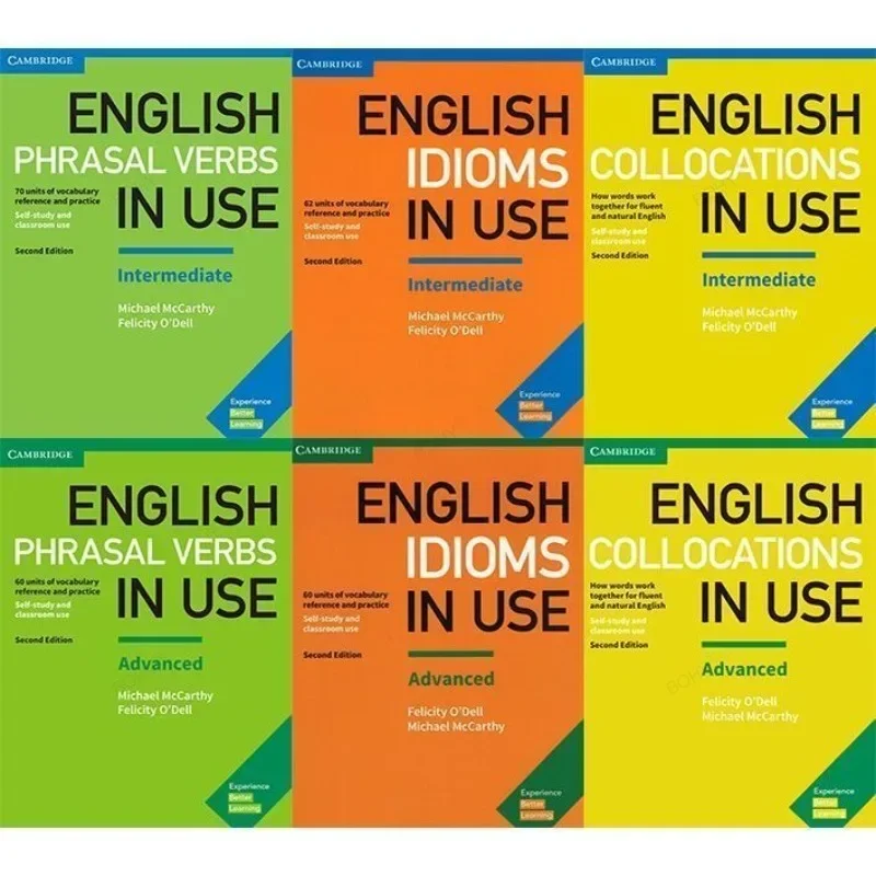 3 Books Cambridge English English Vocabulary in Use Collocations/idioms/phrasal Verbs Color Printing Intermediate/Advanced
3 Books Cambridge English English Vocabulary in Use Collocations/idioms/phrasal Verbs Color Printing Intermediate/Advanced