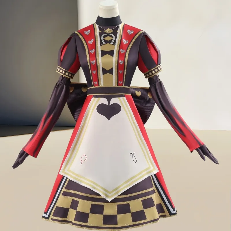 Anime Alice Costume Cosplay Red Dark Dress with Accessories Full Set Wig Devil Maid Role Play Outfit for Women Girls Halloween
Anime Alice Costume Cosplay Red Dark Dress with Accessories Full Set Wig Devil Maid Role Play Outfit for Women Girls Halloween