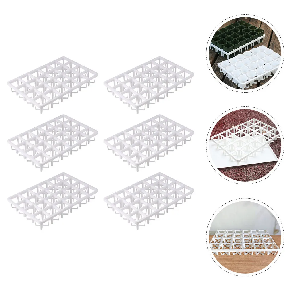 6Pcs Plastic Plant Germination Tray Rack for Succulent Flower Vegetable Seedling Starter Cups with Round Holes Heat Mat
6Pcs Plastic Plant Germination Tray Rack for Succulent Flower Vegetable Seedling Starter Cups with Round Holes Heat Mat
