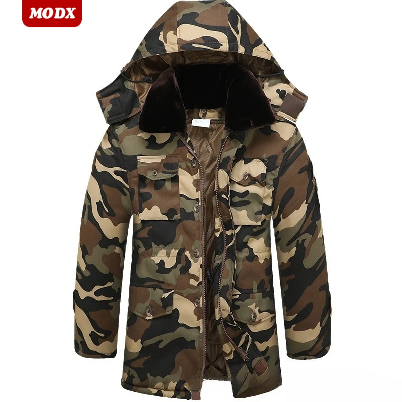 Winter Warm Camouflage Cotton Jacket Medium To Long Length Thick Wear-resistant Labor Protection Work Clothe Outdoor Parker Coat
Winter Warm Camouflage Cotton Jacket Medium To Long Length Thick Wear-resistant Labor Protection Work Clothe Outdoor Parker Coat