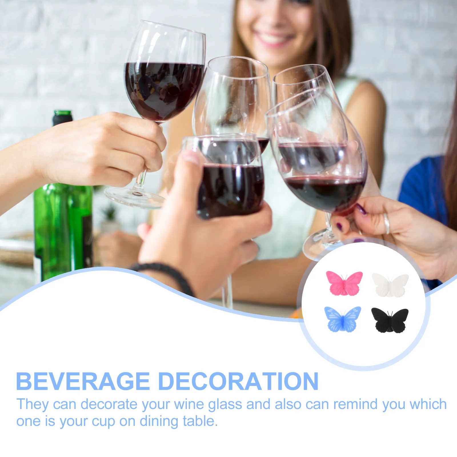 12Pcs Creative Silicone Wine Glass Tags Drink Markers Wine Charms Identification Tools Party Drink Decorations
12Pcs Creative Silicone Wine Glass Tags Drink Markers Wine Charms Identification Tools Party Drink Decorations