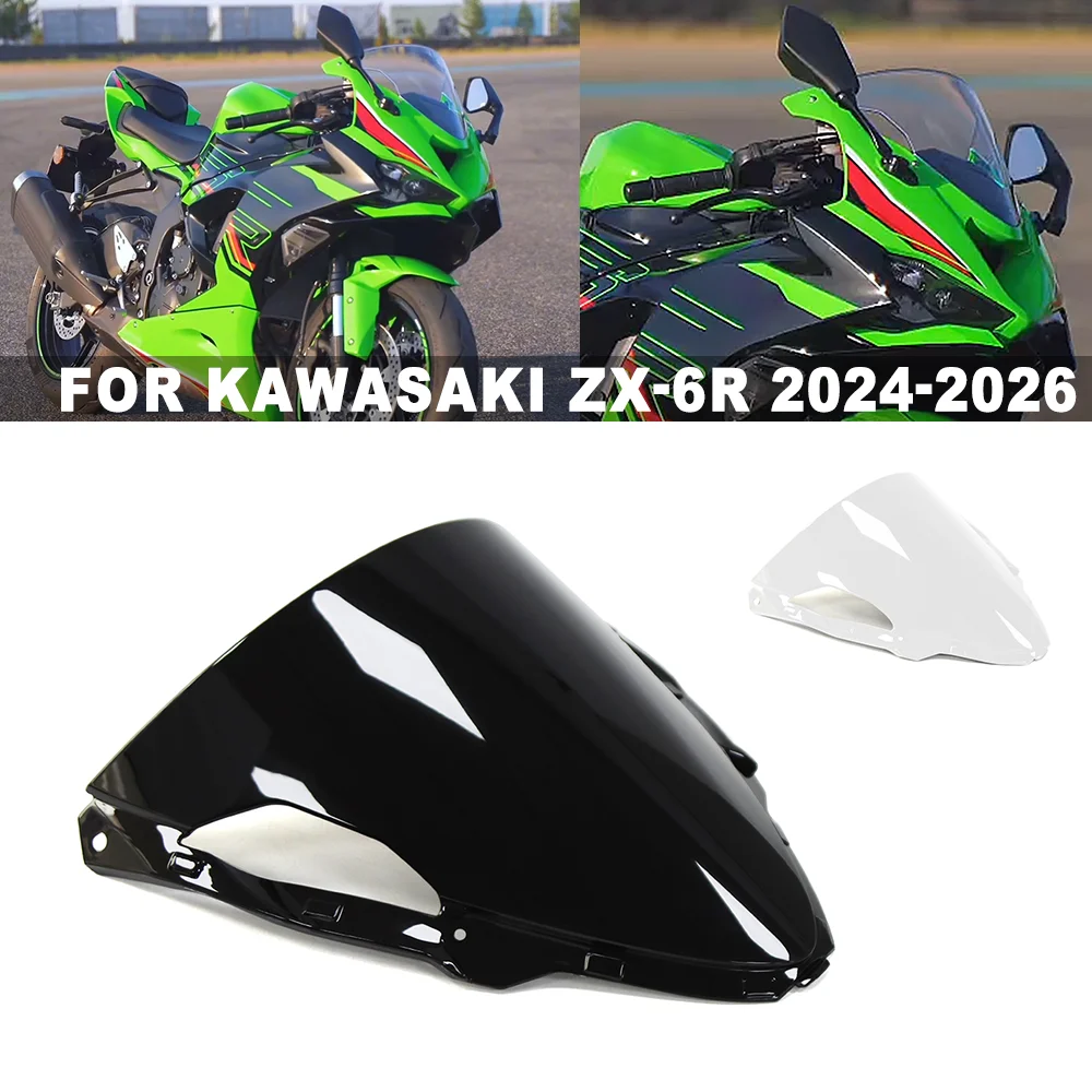 FOR KAWASAKI ZX-6R ZX 6R ZX6R 2024 2025 2026 Motorcycle Windshield Wind Deflector Shield Windscreen Front Screen Wind Guard Kit
FOR KAWASAKI ZX-6R ZX 6R ZX6R 2024 2025 2026 Motorcycle Windshield Wind Deflector Shield Windscreen Front Screen Wind Guard Kit
