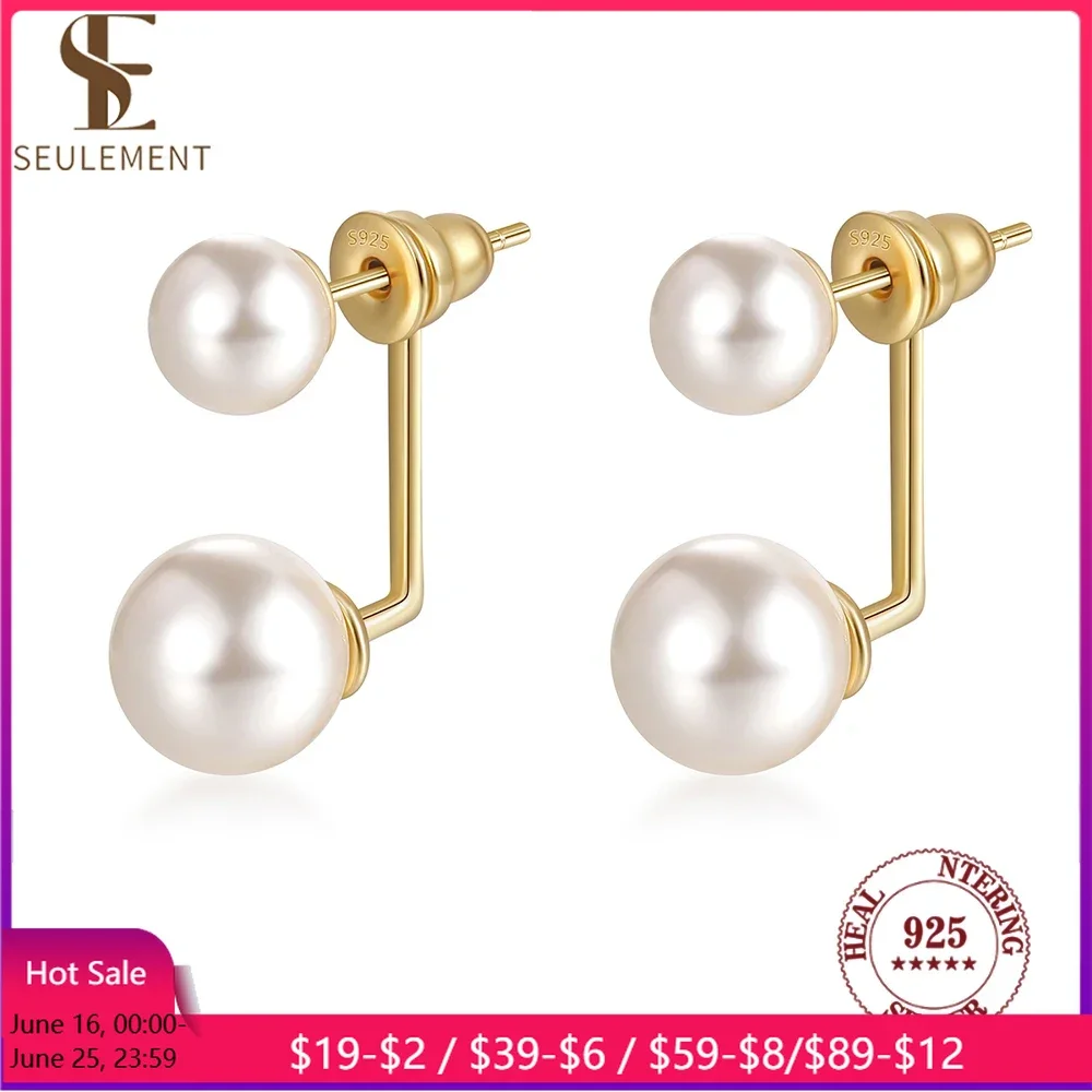 Seulement 925 Sterling Silver Jewelry Femals Fashion Elegant Tiny Pearl Stud Earrings Gift for Women Teens Lady Fine Jewelry
Seulement 925 Sterling Silver Jewelry Femals Fashion Elegant Tiny Pearl Stud Earrings Gift for Women Teens Lady Fine Jewelry