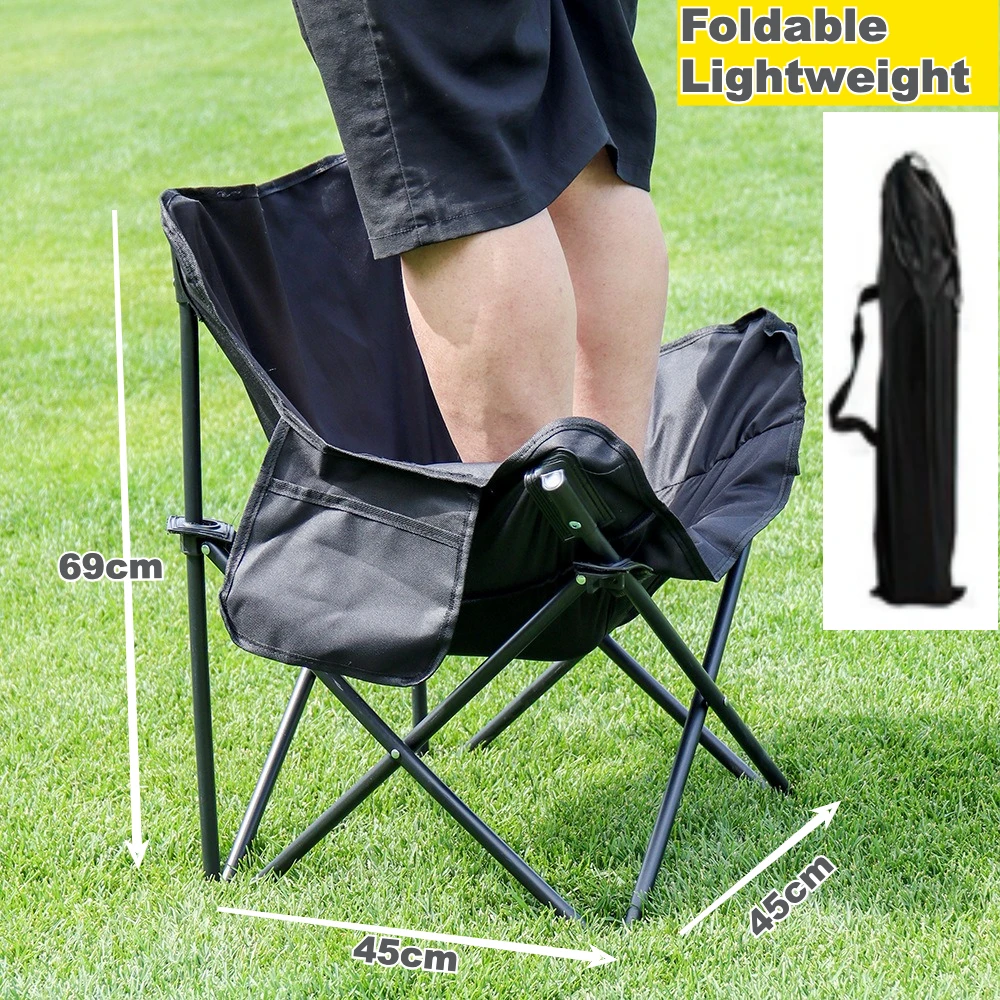 Folding Travel Chair with Backrest Ultralight Portable and Lightweight for Camping Fishing and Beach
Folding Travel Chair with Backrest Ultralight Portable and Lightweight for Camping Fishing and Beach