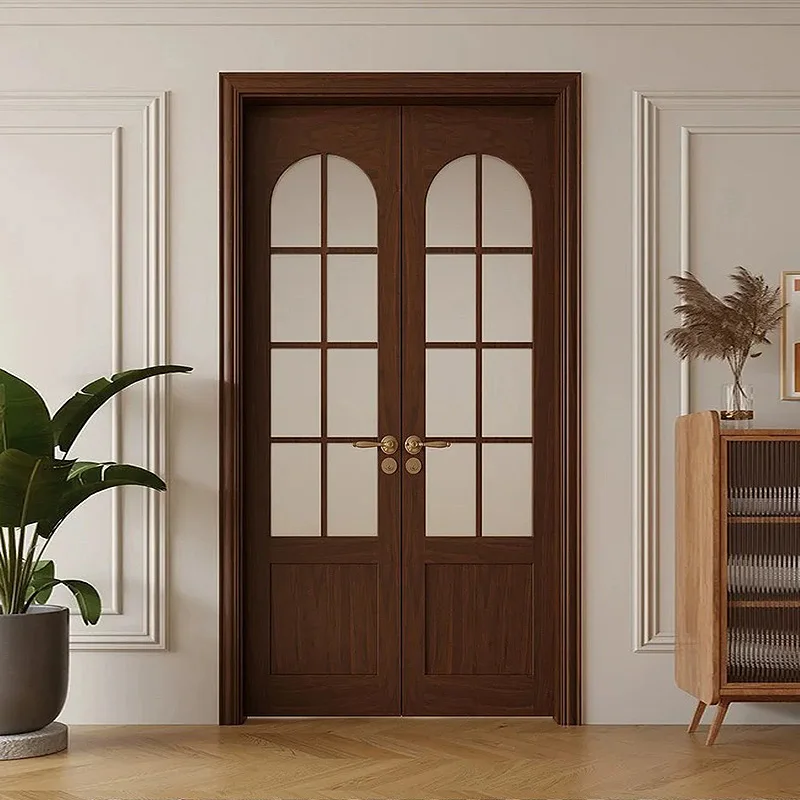 Индивидуальный размер, твердая водонепроницаемая простая внешняя двойная деревянная дверь со стеклянными вставками для балкона
Индивидуальный размер, твердая водонепроницаемая простая внешняя двойная деревянная дверь со стеклянными вставками для балкона