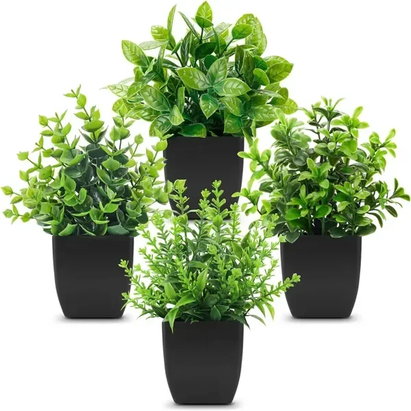 4 Pack Black Bathroom Decor Fake Plants Artificial Greenery Potted Plants for Decor Indoor Office Table Room Farmhouse Decor
4 Pack Black Bathroom Decor Fake Plants Artificial Greenery Potted Plants for Decor Indoor Office Table Room Farmhouse Decor