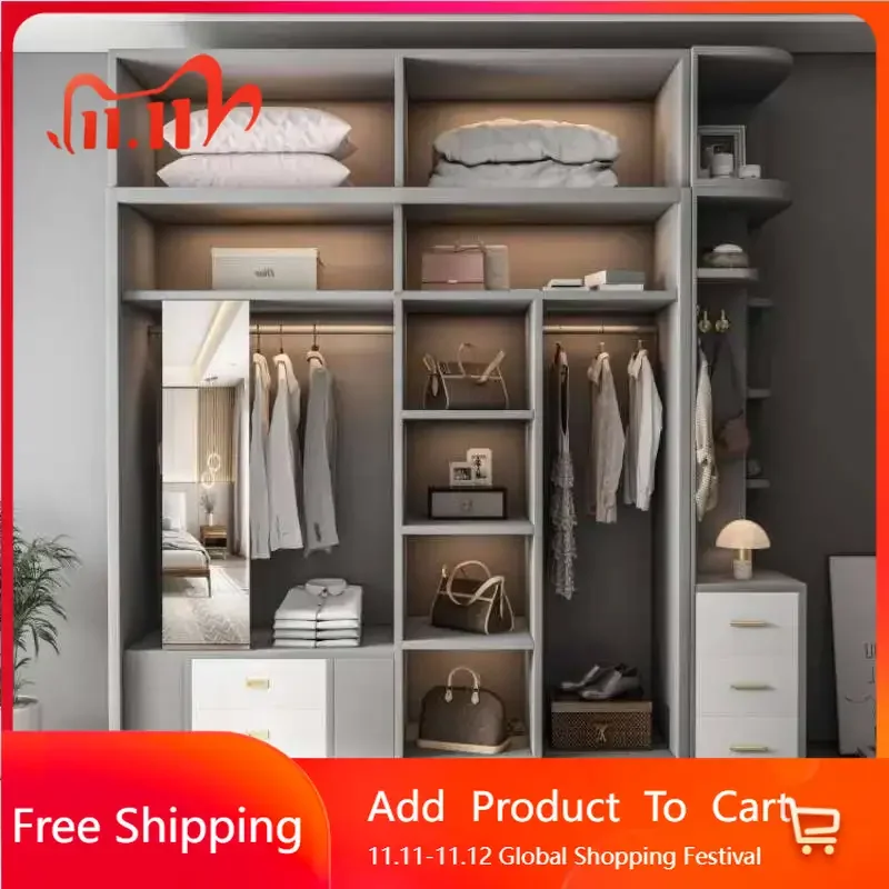 Office Wardrobes Orgnizer Aesthetic Quiet Clothes Storage Wardrobe Wooden Modern Stylish Italian Guarda Roupa Trendy Furniture
Office Wardrobes Orgnizer Aesthetic Quiet Clothes Storage Wardrobe Wooden Modern Stylish Italian Guarda Roupa Trendy Furniture
