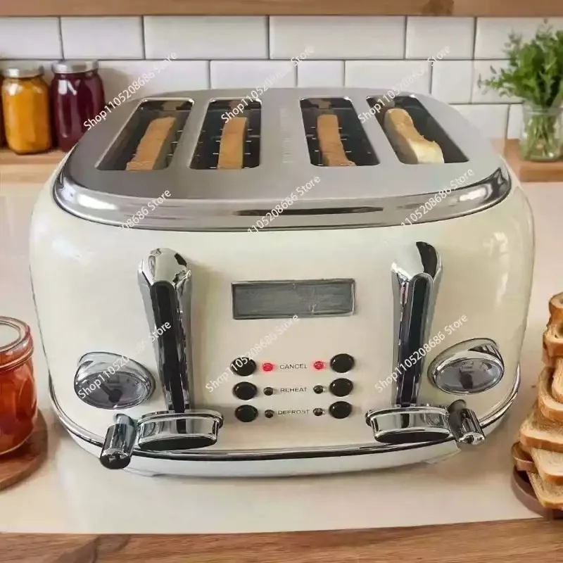 Suitable for Four Pieces Fully Automatic Multifunctional Toaster Driver Home Breakfast Maker Toaster
Suitable for Four Pieces Fully Automatic Multifunctional Toaster Driver Home Breakfast Maker Toaster