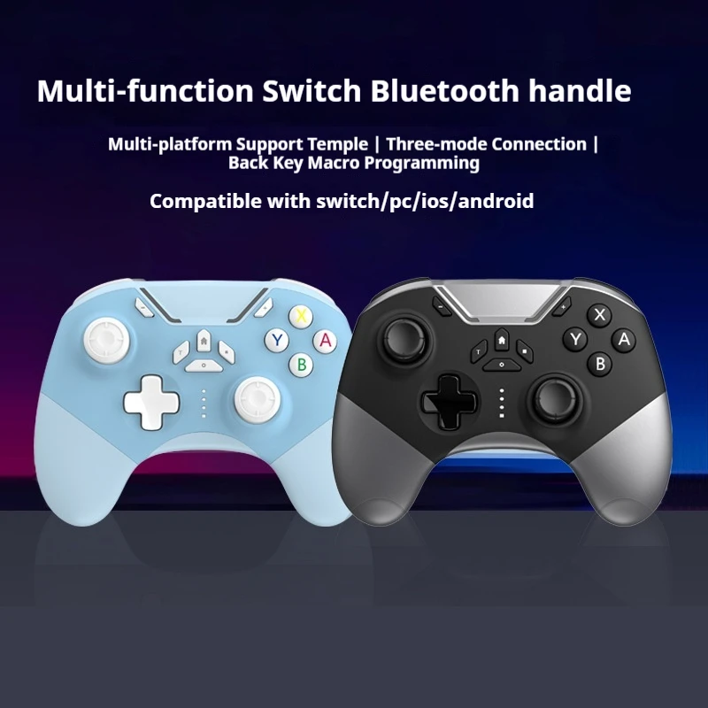 Bluetooth Game Controller Computer Steam Wireless Switch Controller Prons Motion Sensing Vibration Macro, Suitable For IOS Andro
Bluetooth Game Controller Computer Steam Wireless Switch Controller Prons Motion Sensing Vibration Macro, Suitable For IOS Andro
