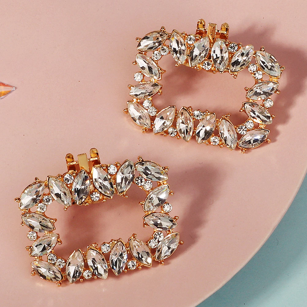 2Pcs Metal Shoe Buckle Decorative Wedding Flower Clip Rhinestone High Heel Accessories Zinc Alloy Shoe Clips Buckles
2Pcs Metal Shoe Buckle Decorative Wedding Flower Clip Rhinestone High Heel Accessories Zinc Alloy Shoe Clips Buckles