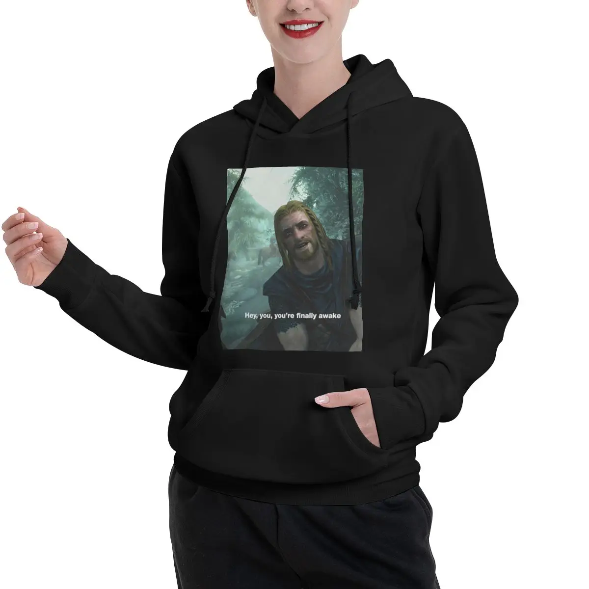 Hey You You'Re Finally Awake Skyrim Couple Hoodies Men Women Casual Pullover Sweatshirts Long Sleeve Hooded Autumn Winter
Hey You You'Re Finally Awake Skyrim Couple Hoodies Men Women Casual Pullover Sweatshirts Long Sleeve Hooded Autumn Winter