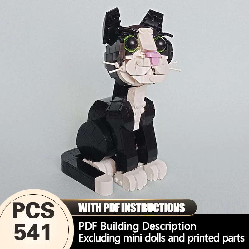 Creators Animal Series Model MOC Building Bricks Cute Tuxedo Cat Modular Technology Gifts Holiday Assemble Children Toys Suit
Creators Animal Series Model MOC Building Bricks Cute Tuxedo Cat Modular Technology Gifts Holiday Assemble Children Toys Suit