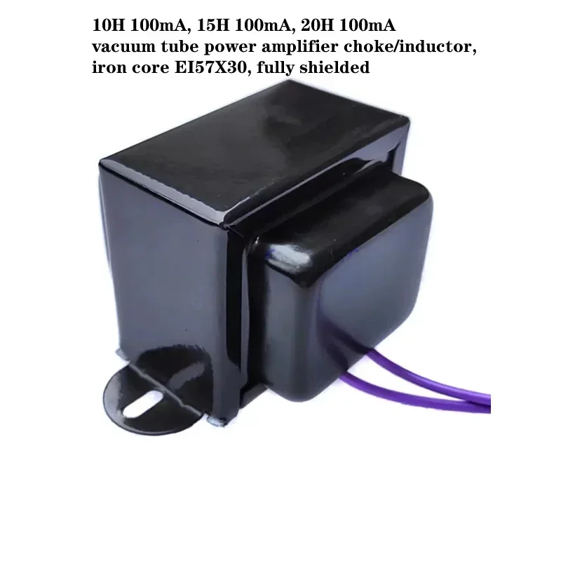 10H 100mA, 15H 100mA, 20H 100mA vacuum tube power amplifier choke/inductor, iron core EI57X30, fully shielded
10H 100mA, 15H 100mA, 20H 100mA vacuum tube power amplifier choke/inductor, iron core EI57X30, fully shielded