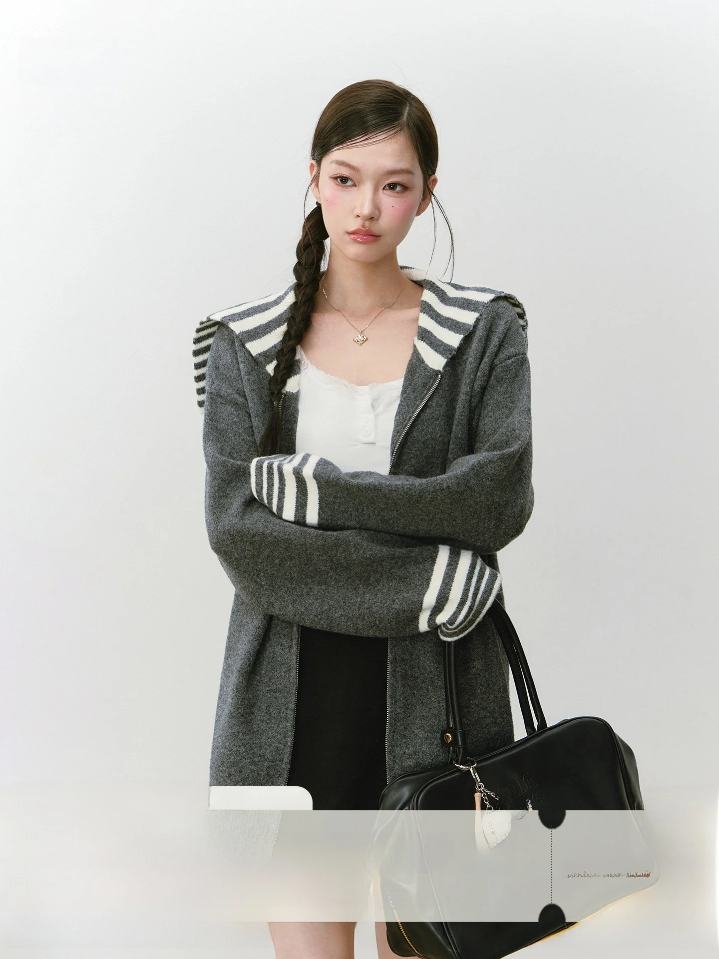 Iceeyy Nautical Ne ey Knitted Sweater Coat Lazy Stripes Korean Sle Open Cardigan Women Loose Fit Long Sve Zipper
Iceeyy Nautical Ne ey Knitted Sweater Coat Lazy Stripes Korean Sle Open Cardigan Women Loose Fit Long Sve Zipper