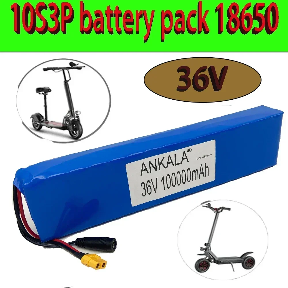 Оригинальная литиевая батарея 36 В 10S3P 18650, 600 Вт, 20 А, вилка BMS T XT60, подходит для электрического велосипедного скутера Xiaomi Mijia M365,
Оригинальная литиевая батарея 36 В 10S3P 18650, 600 Вт, 20 А, вилка BMS T XT60, подходит для электрического велосипедного скутера Xiaomi Mijia M365,