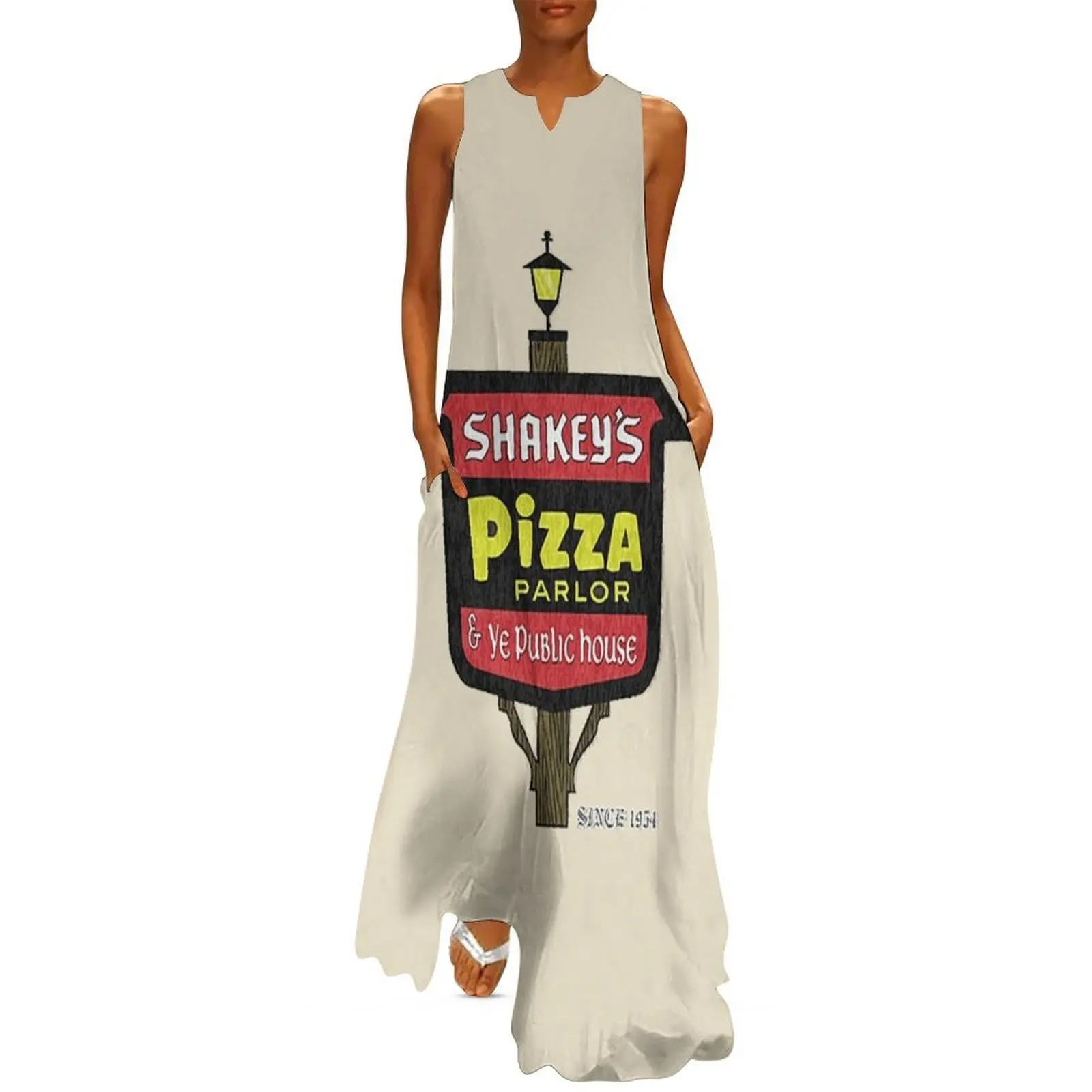 Ye Olde Pizza Long Dress women evening dress Women dresses summer dress for women summer 
Ye Olde Pizza Long Dress women evening dress Women dresses summer dress for women summer