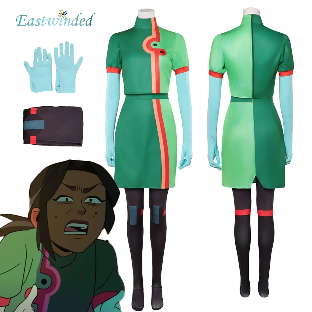 Рыцари Guinevere Andi, зеленое платье для косплея, костюм, комплект одежды, черные леггинсы, перчатки, карнавальные костюмы на Хэллоуин
Рыцари Guinevere Andi, зеленое платье для косплея, костюм, комплект одежды, черные леггинсы, перчатки, карнавальные костюмы на Хэллоуин