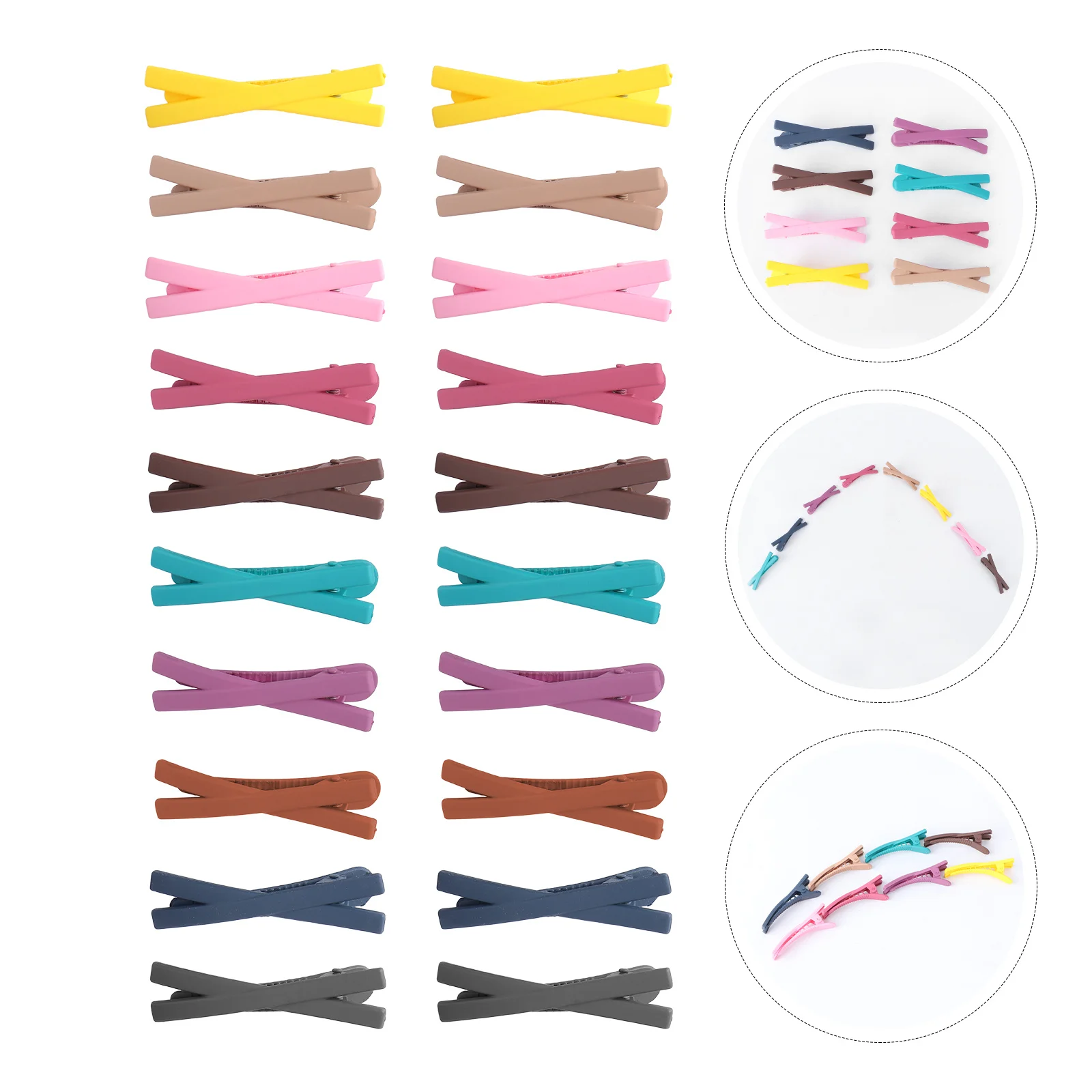 20pcs Girls Hair Clips Frosted Cross Hairpins Barrettes Set For Kids Women Daily Wear Party Christmas Gift Accessory
20pcs Girls Hair Clips Frosted Cross Hairpins Barrettes Set For Kids Women Daily Wear Party Christmas Gift Accessory