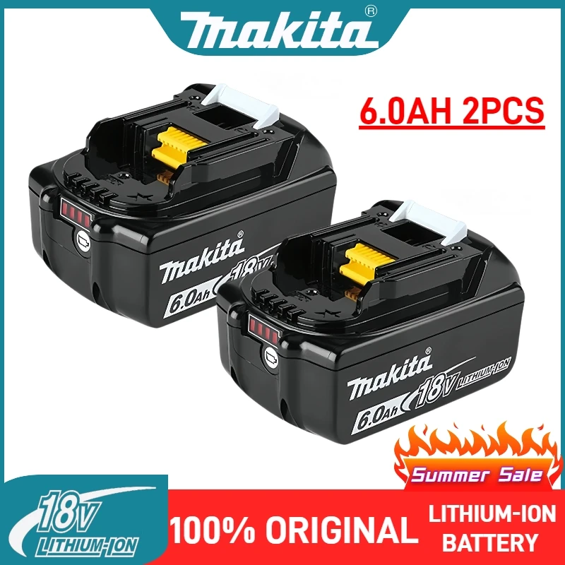 100% Original Makita 18V battery, 5.0Ah/6.0Ah Lithium-ion for Makita 18V power toolsDTD173 DRT52 DDF489 DHP489 DJV182 DUC35
100% Original Makita 18V battery, 5.0Ah/6.0Ah Lithium-ion for Makita 18V power toolsDTD173 DRT52 DDF489 DHP489 DJV182 DUC35