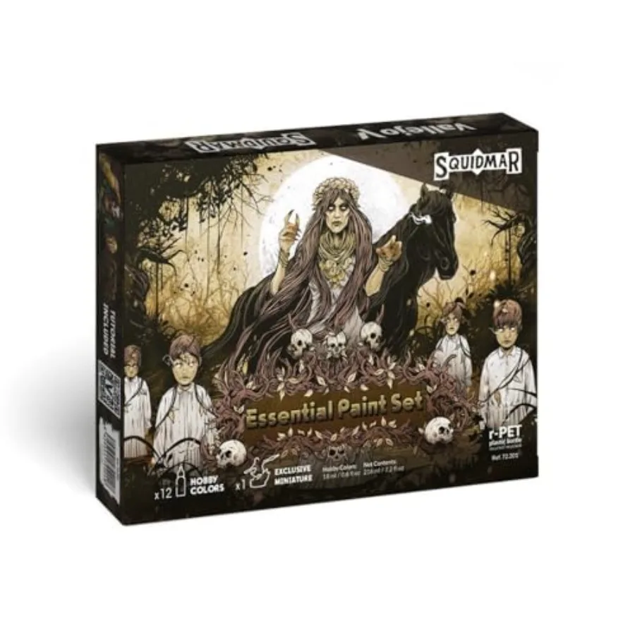 Squidmar Edition Paint Set High-Coverage Formula Game and Model Color Ranges Assortment Exclusive Miniature Included and Video
Squidmar Edition Paint Set High-Coverage Formula Game and Model Color Ranges Assortment Exclusive Miniature Included and Video