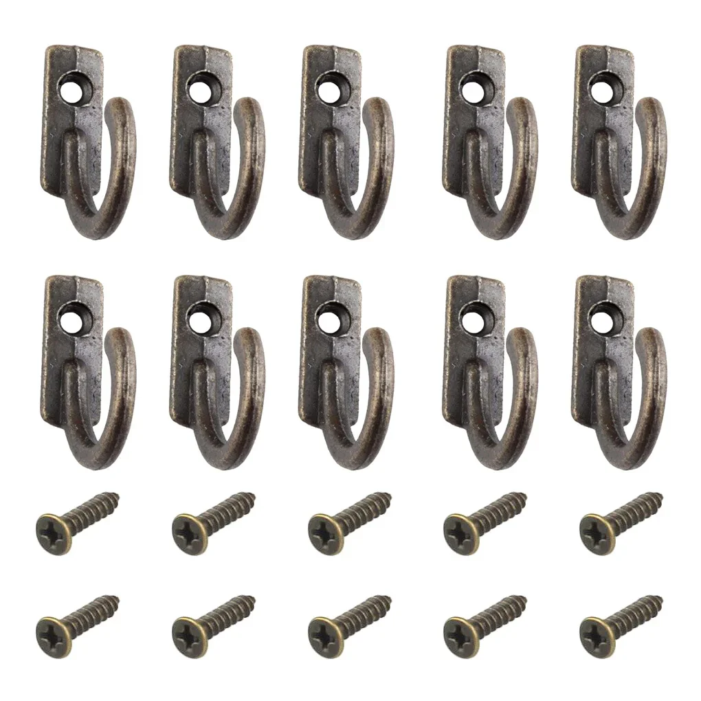 10pcs/set Hook Alloy Wall-Mounted Hanging Holder Entryway Storage Metal Hanger Home Mini Vintage Organizer Hook
10pcs/set Hook Alloy Wall-Mounted Hanging Holder Entryway Storage Metal Hanger Home Mini Vintage Organizer Hook