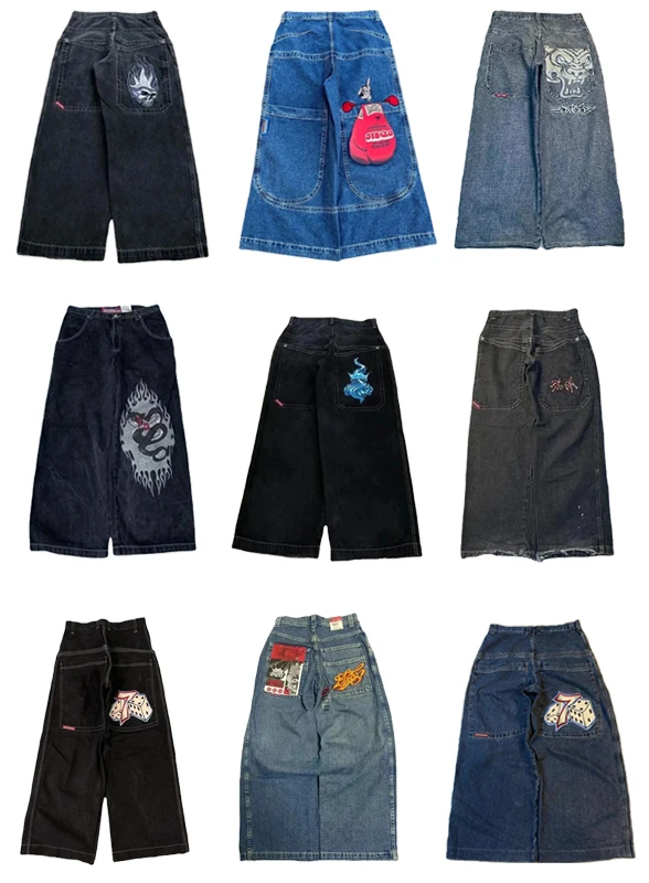 Джинсы JNCO мужские с вышивкой в стиле хип-хоп Харадзюку, Y2K, джинсовые брюки в стиле ретро, уличная одежда, повседневные мешковатые широкие брюки с высокой талией, новинка
Джинсы JNCO мужские с вышивкой в стиле хип-хоп Харадзюку, Y2K, джинсовые брюки в стиле ретро, уличная одежда, повседневные мешковатые широкие брюки с высокой талией, новинка