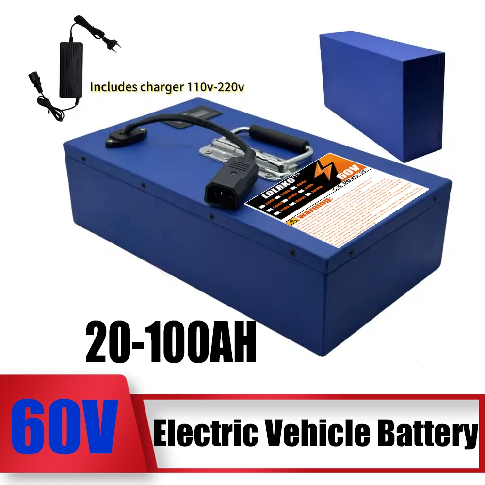Air freight, brand new full power 18650 lithium battery, 60V 100Ah 18650 lithium-ion battery pack, suitable for 250-2000W
Air freight, brand new full power 18650 lithium battery, 60V 100Ah 18650 lithium-ion battery pack, suitable for 250-2000W