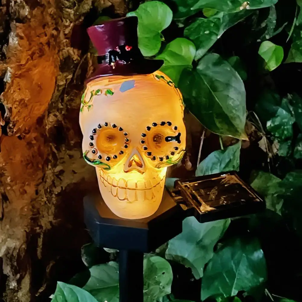 Autumn Patio Display Lights Halloween Solar Pumpkin Skull Pathway Lights for Outdoor Yard Decoration Waterproof Jack-o-lantern 
Autumn Patio Display Lights Halloween Solar Pumpkin Skull Pathway Lights for Outdoor Yard Decoration Waterproof Jack-o-lantern