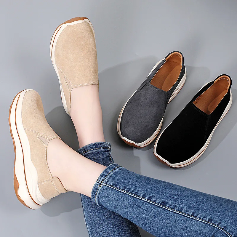 Simplicity Women's Spring & Autumn Flat Shoes Ladies Thick Bottom Wedge Loafers Slip-On Casual Moccasins Creepers
Simplicity Women's Spring & Autumn Flat Shoes Ladies Thick Bottom Wedge Loafers Slip-On Casual Moccasins Creepers