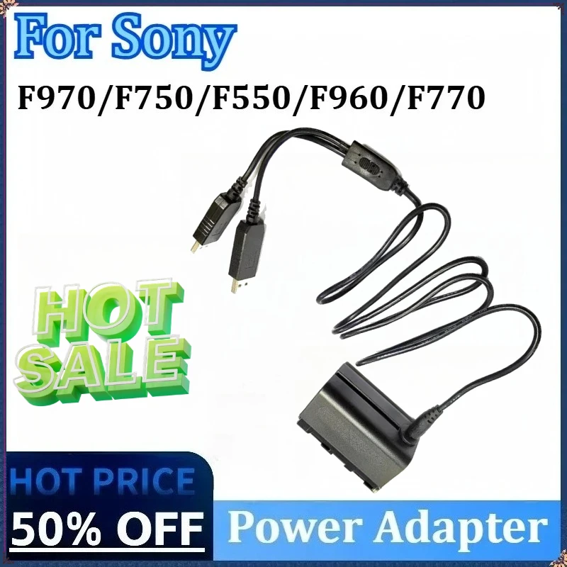 New Dummy Battery Power Adapter for Sony F970/F550/F960/F750/F770 with Dual USB Ports Model BB6 LED Light Video Recorder Monitor
New Dummy Battery Power Adapter for Sony F970/F550/F960/F750/F770 with Dual USB Ports Model BB6 LED Light Video Recorder Monitor
