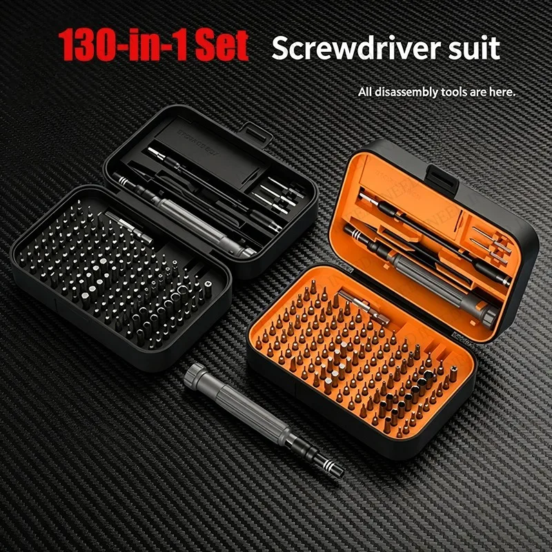 130-in-1 Precision Screwdriver Set, Magnetic Screwdriver, Multi-functional Laptop and Mobile Phone Repair and Disassembly Tools
130-in-1 Precision Screwdriver Set, Magnetic Screwdriver, Multi-functional Laptop and Mobile Phone Repair and Disassembly Tools
