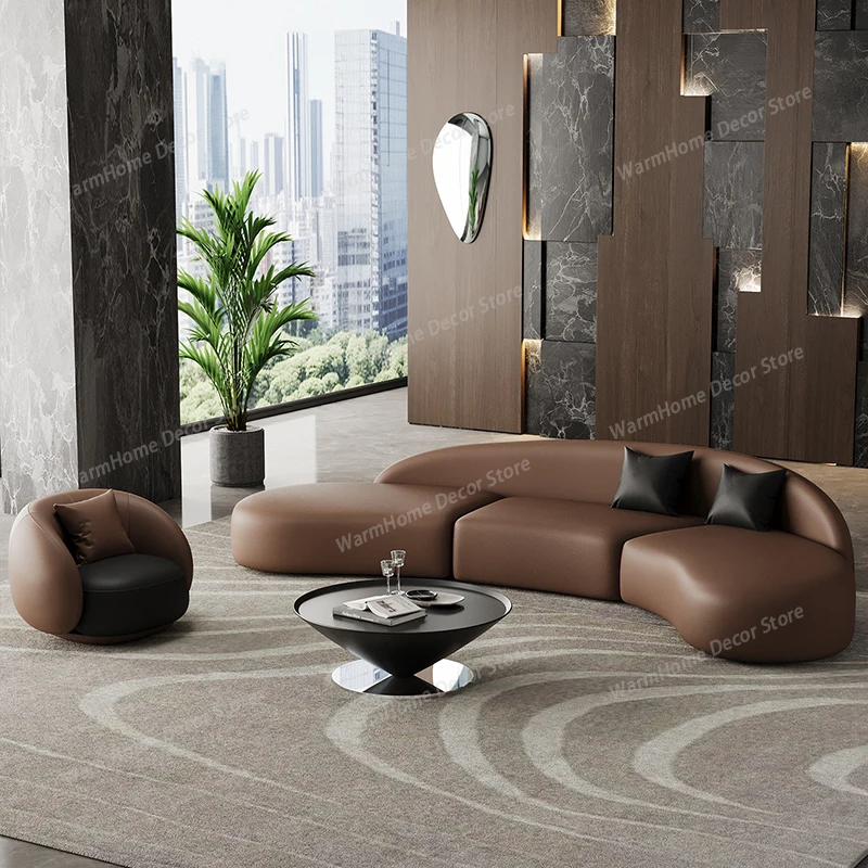 Italian Minimalist Circular Arc Sofa Nordic Business VIP Reception Office Sofa Beauty Salon Rest Area Office Furniture
Italian Minimalist Circular Arc Sofa Nordic Business VIP Reception Office Sofa Beauty Salon Rest Area Office Furniture