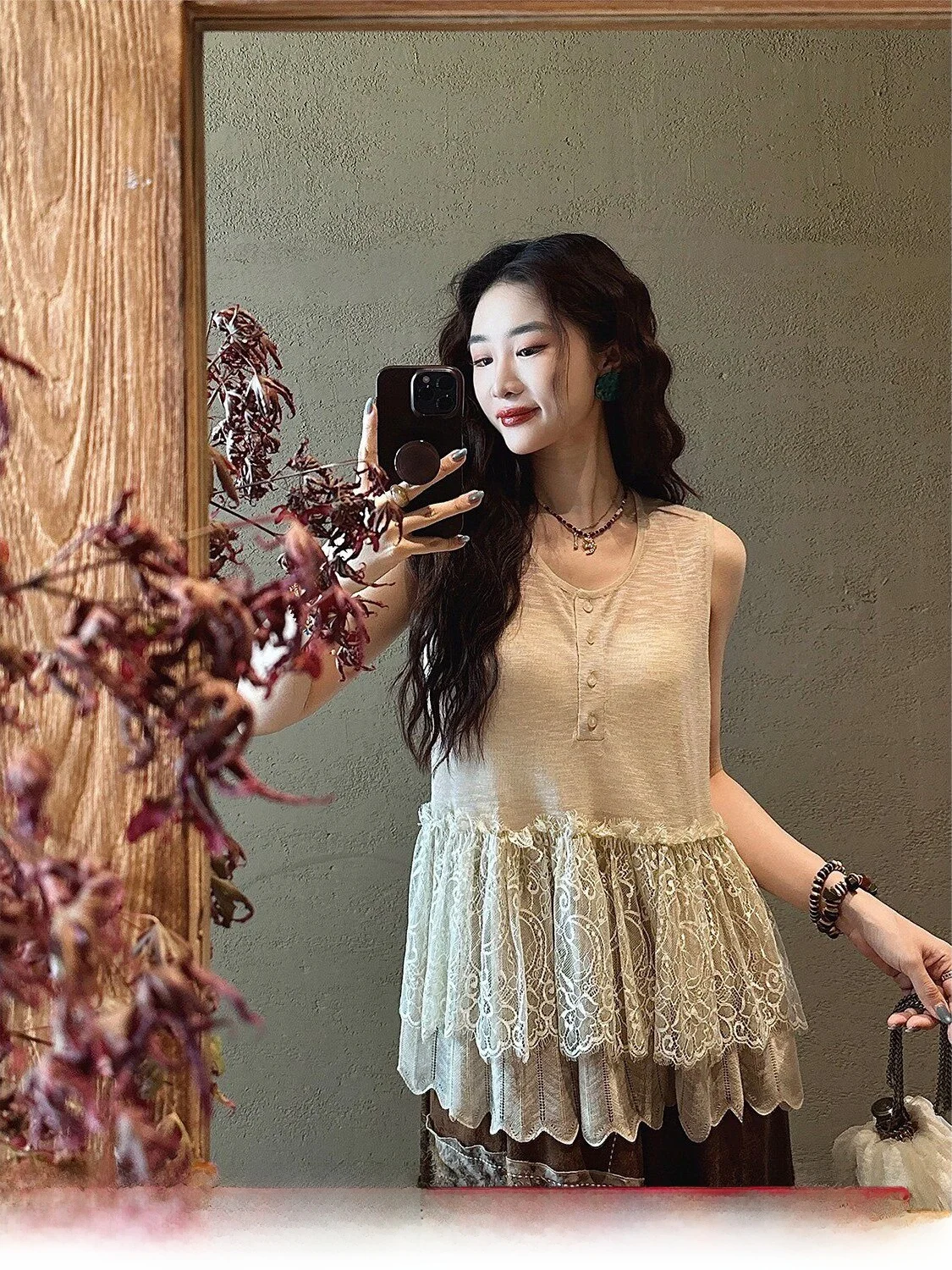 Sanji Bla Flower New Chinese Sle Knitted Vest Women Summer Svel Top Lace Splicing Unique Commute Loose Fit Regular ...
Sanji Bla Flower New Chinese Sle Knitted Vest Women Summer Svel Top Lace Splicing Unique Commute Loose Fit Regular ...