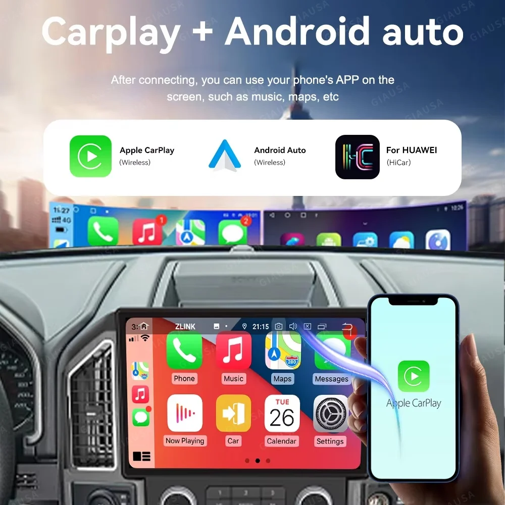 13.1'' Car Radio For Ford F150 2015-2021 Wireless Carplay Android Auto Multimedia Player GPS Navigation Head Unit Stereo Screen
13.1'' Car Radio For Ford F150 2015-2021 Wireless Carplay Android Auto Multimedia Player GPS Navigation Head Unit Stereo Screen