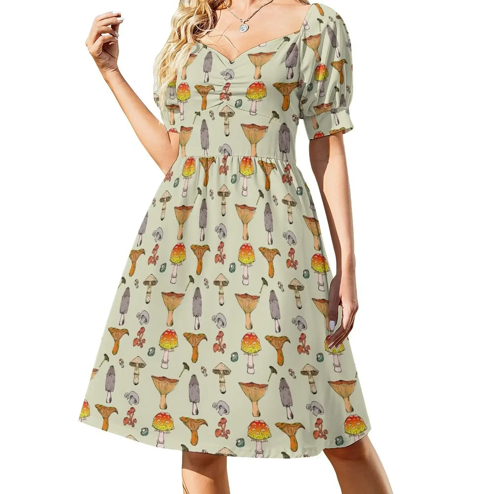 Colorful mushrooms Short-Sleeved Dress women's summer dresses 2025 women dress Dress vintage Party dresses
Colorful mushrooms Short-Sleeved Dress women's summer dresses 2025 women dress Dress vintage Party dresses