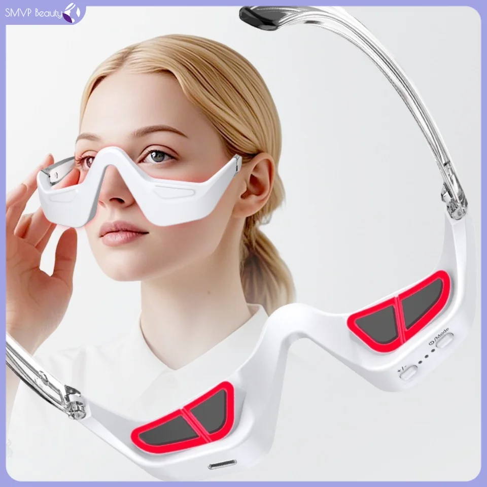 Under Eye Red Light Therapy Glasses LED Eye Massager for Dark Circles Puffiness Wrinkles & Eye Strain Relief Red Light Therapy
Under Eye Red Light Therapy Glasses LED Eye Massager for Dark Circles Puffiness Wrinkles & Eye Strain Relief Red Light Therapy