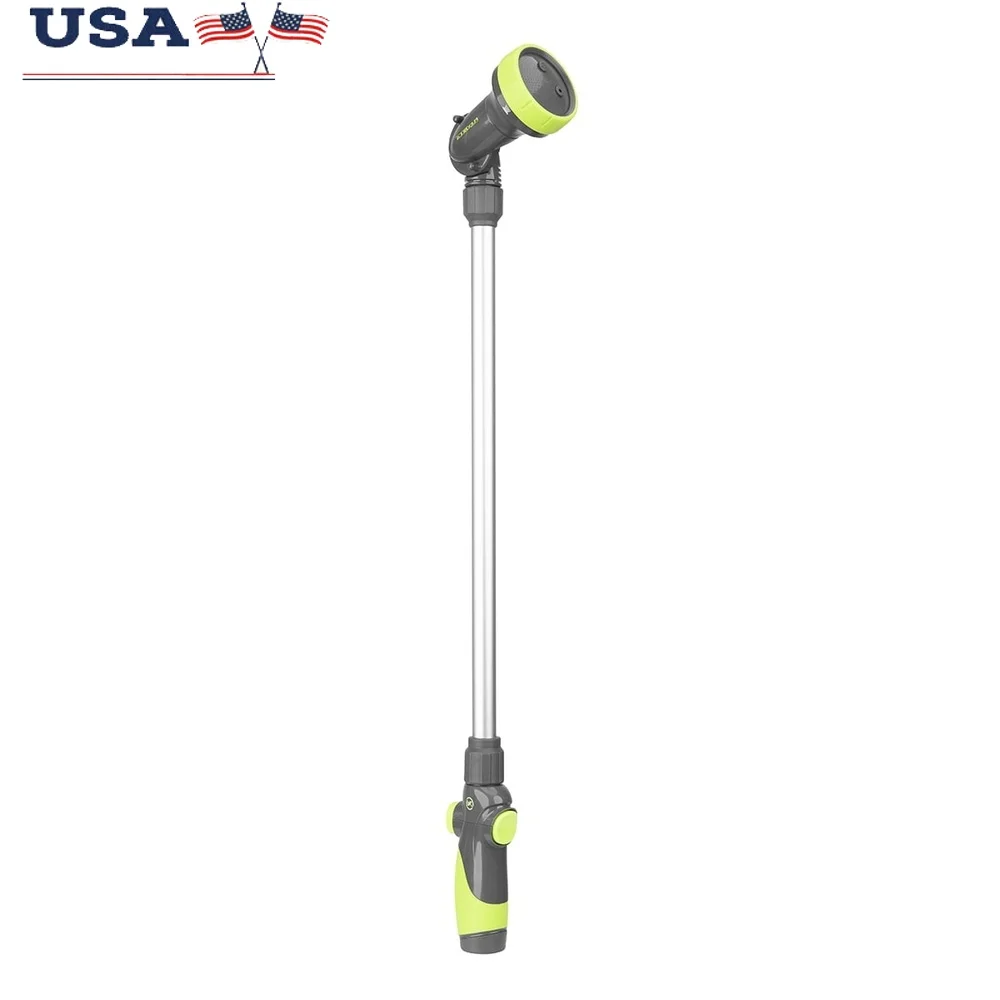 3 Pattern Adjustable Garden Hose Nozzle Watering Wand Lightweight Durable Leak-Free Connection Variable Flow Control 180 Degree
3 Pattern Adjustable Garden Hose Nozzle Watering Wand Lightweight Durable Leak-Free Connection Variable Flow Control 180 Degree