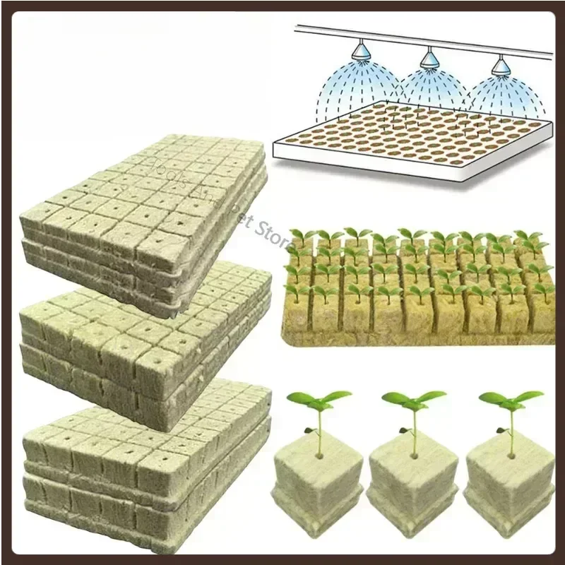 50pcs Rock wool Starter Plugs Rock wool Grow Cubes Wool Seed Starters Planting Cubes for Hydroponics Cuttings Plant Propagation
50pcs Rock wool Starter Plugs Rock wool Grow Cubes Wool Seed Starters Planting Cubes for Hydroponics Cuttings Plant Propagation