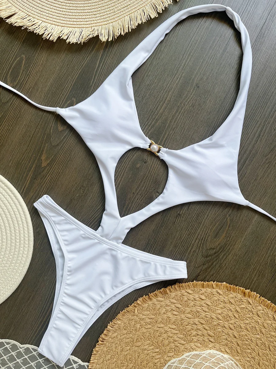 Sexy Halter Backless Female Swimwear One Piece Swimsuit Women 2025 Monokini Sexy High Leg Cut Bathing Suit Swim Lady Beach Wear
Sexy Halter Backless Female Swimwear One Piece Swimsuit Women 2025 Monokini Sexy High Leg Cut Bathing Suit Swim Lady Beach Wear