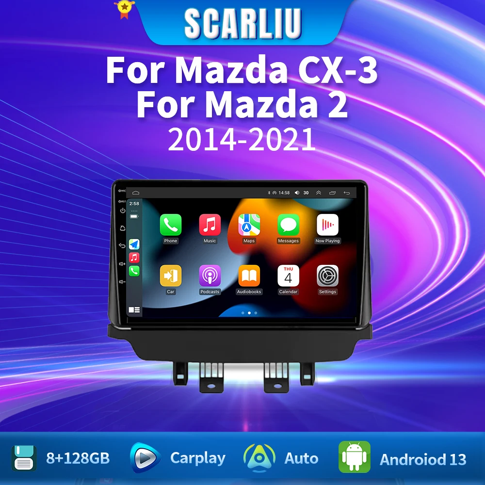 Android 14 Auto Radio For Mazda CX-3 CX3 Mazda 2 DK 2014-2021 Carplay Stereo Car Multimedia Player GPS Navigation 2din DVD WIFI
Android 14 Auto Radio For Mazda CX-3 CX3 Mazda 2 DK 2014-2021 Carplay Stereo Car Multimedia Player GPS Navigation 2din DVD WIFI
