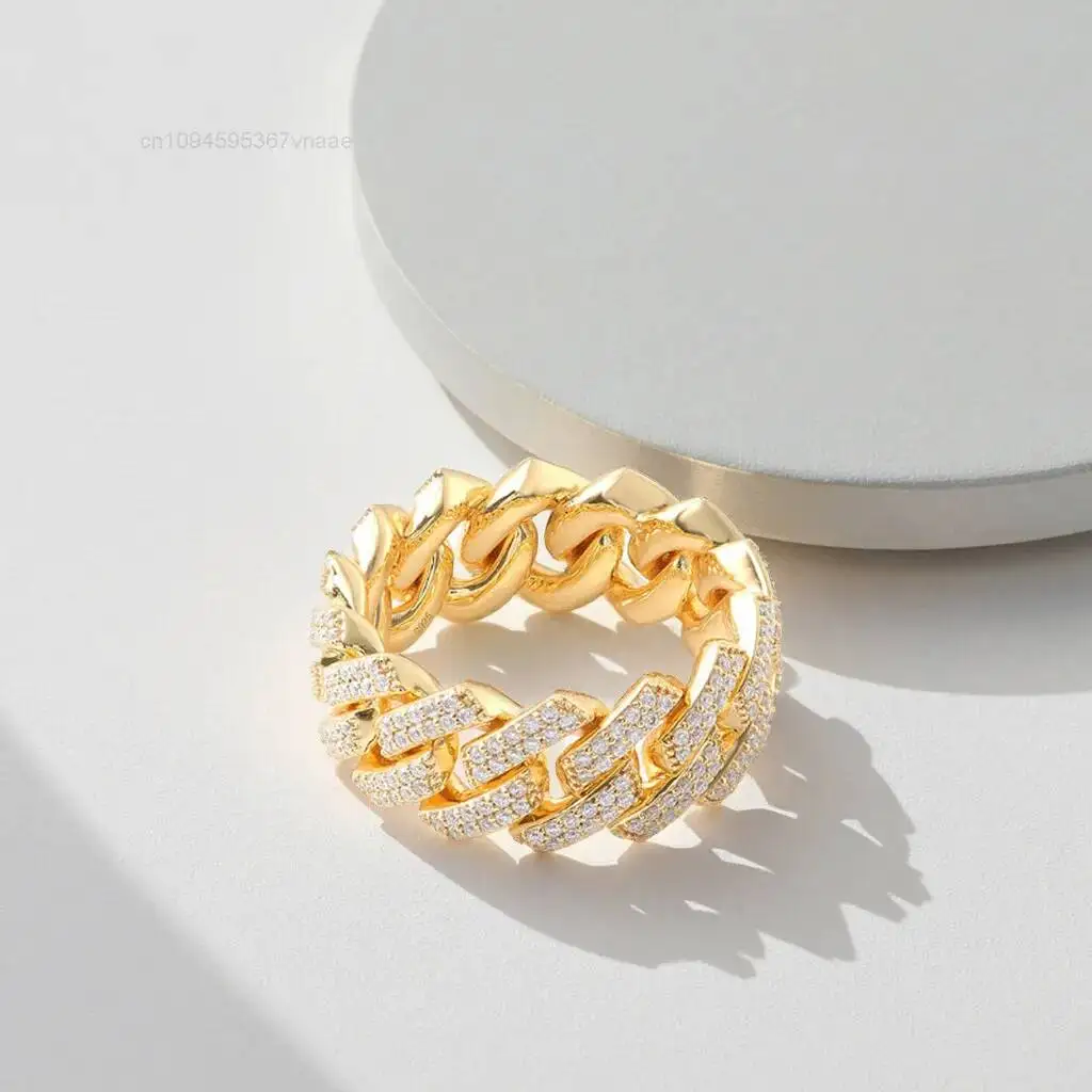 Trending Product 1 Carat Certified Moissanite Cuban Link Hiphop Ring Hip Hop Style Jewelry S925 Silver Luxury Custom Big Ring
Trending Product 1 Carat Certified Moissanite Cuban Link Hiphop Ring Hip Hop Style Jewelry S925 Silver Luxury Custom Big Ring