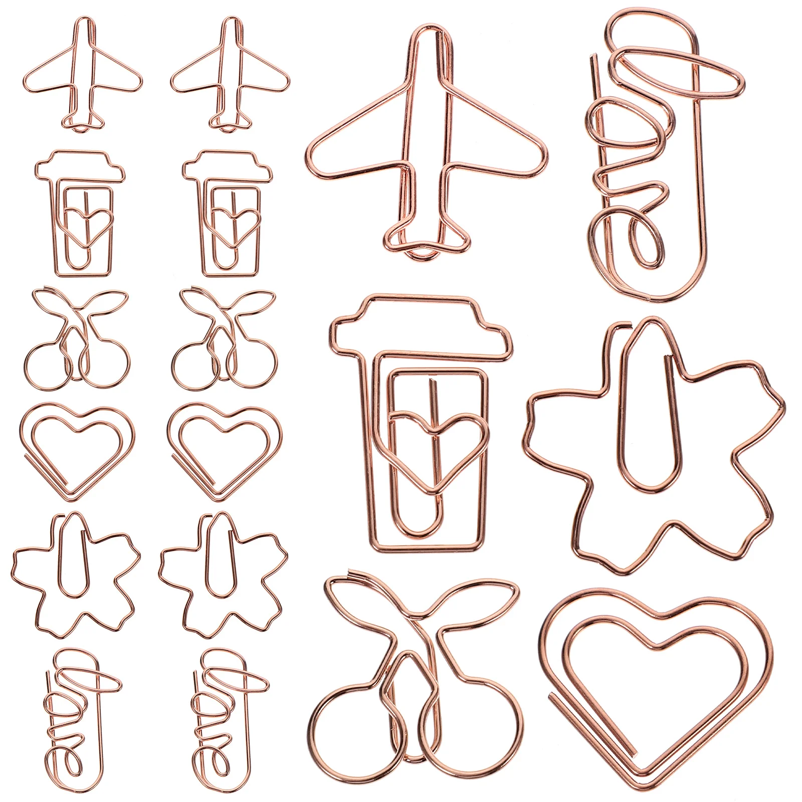 30pcs Metal Paper Clips Bookmark Pins Sturdy Small Size Assorted Shapes Practical School Office Home Use
30pcs Metal Paper Clips Bookmark Pins Sturdy Small Size Assorted Shapes Practical School Office Home Use