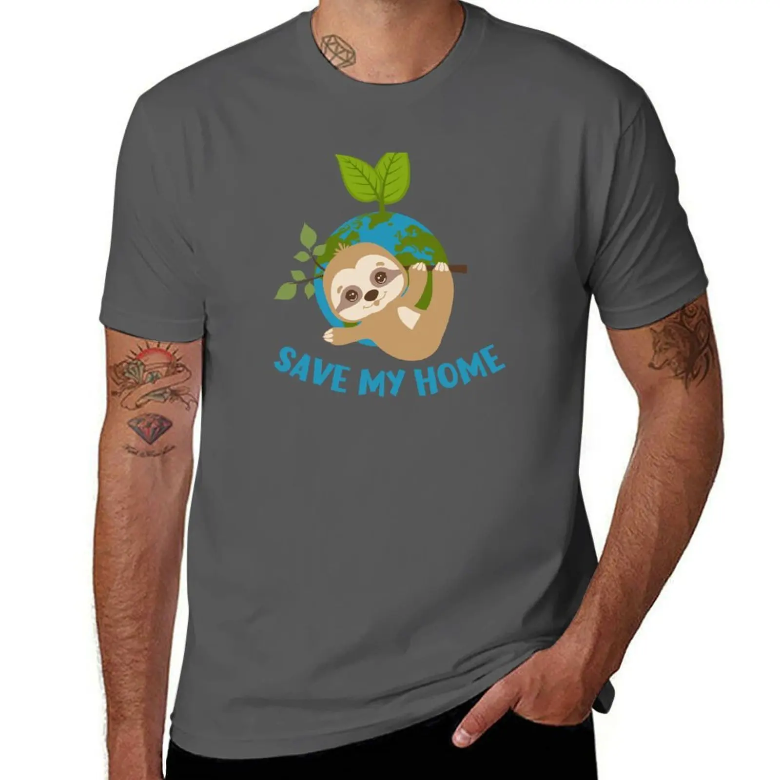 Save My Home Baby Sloth Earth Day T-Shirt Relaxed Fit Casual Short Sleeve Top
Save My Home Baby Sloth Earth Day T-Shirt Relaxed Fit Casual Short Sleeve Top