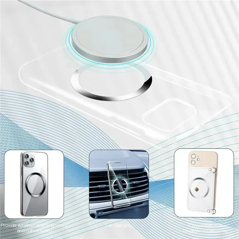 10PCS Mixed Color Magnet Ring Sticker For Magsafe For iPhone For Android For Fast Wireless Charger Car Holder Home Office Use
10PCS Mixed Color Magnet Ring Sticker For Magsafe For iPhone For Android For Fast Wireless Charger Car Holder Home Office Use