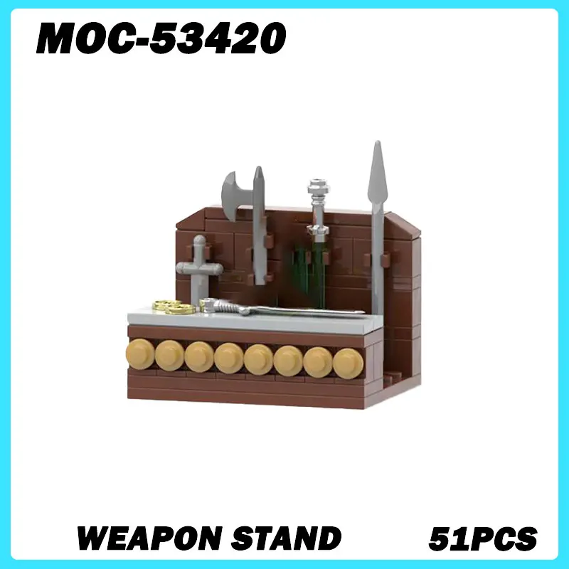 MOC-53420 Micro Architecture Series Weapon Stand Building Blocks Model Bricks Puzzle Toy Education Children Birthday Gifts 51PCs
MOC-53420 Micro Architecture Series Weapon Stand Building Blocks Model Bricks Puzzle Toy Education Children Birthday Gifts 51PCs