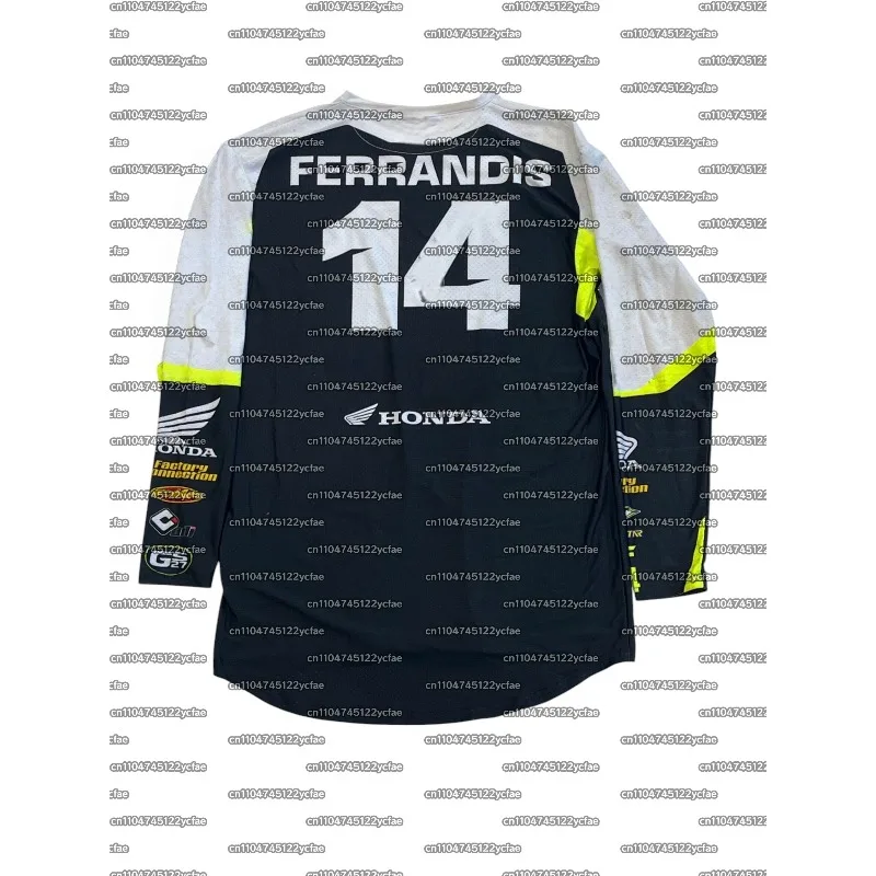 HONDA 2025л # Джерси FERRANDIS Super Мотокросс гоночная рубашка 14, мужская мотоциклетная футболка с длинным рукавом, дышащий быстросохнущий трикотаж
HONDA 2025л # Джерси FERRANDIS Super Мотокросс гоночная рубашка 14, мужская мотоциклетная футболка с длинным рукавом, дышащий быстросохнущий трикотаж